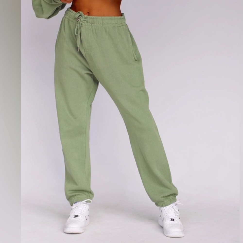 Green Jogger Sweatpants